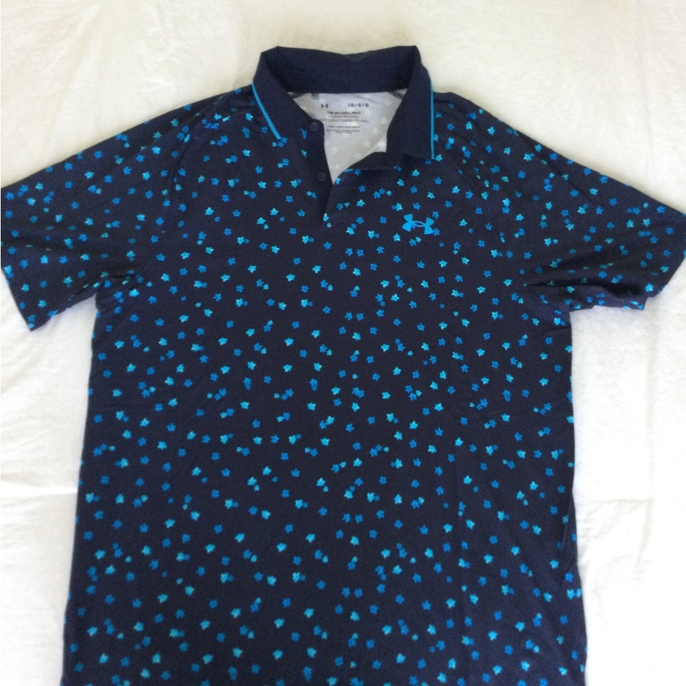PRICE DROP! Under Armour Men's Navy Blue Polo Shirt
